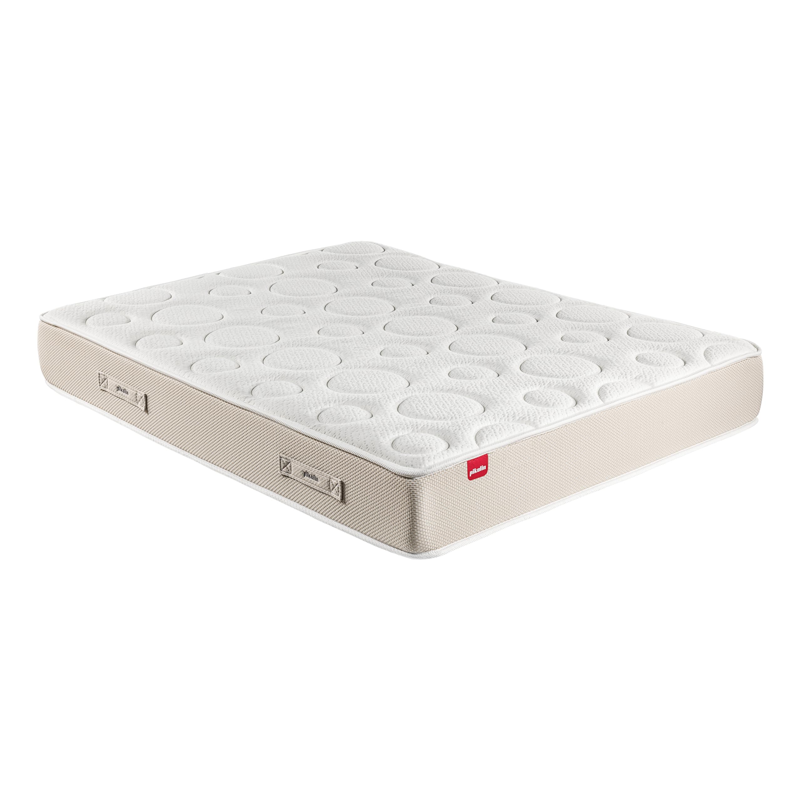 PIKOLIN - Colchón Viscoelástico 150x190 cm Premium - Altura 28 cm - Núcleo Muelles Ensacados Extra Confort - Doble Cara - Tratamiento Higiénico Triple Barrera - Fabricado en España - Modelo Shire