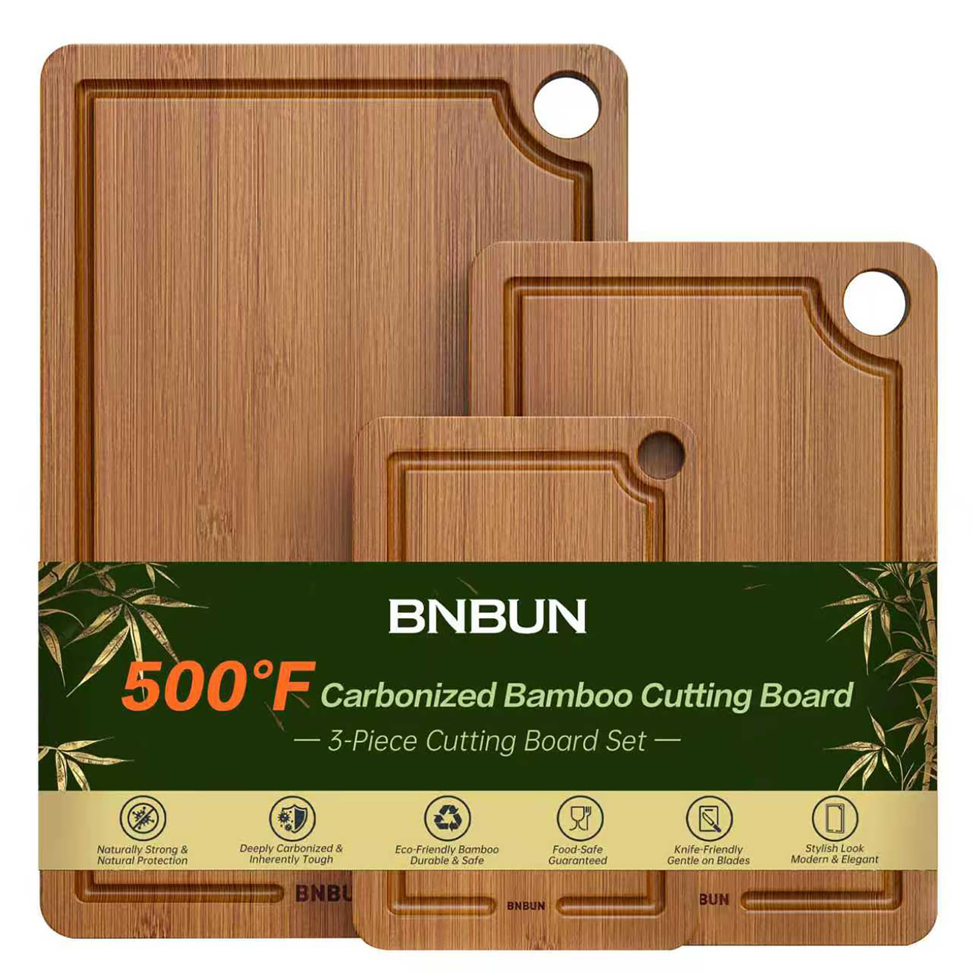 BNBUN Bamboo Cutting Board Set: Hand-Wash Only — Is This Eco-Friendly Set Worth the Counter Space?