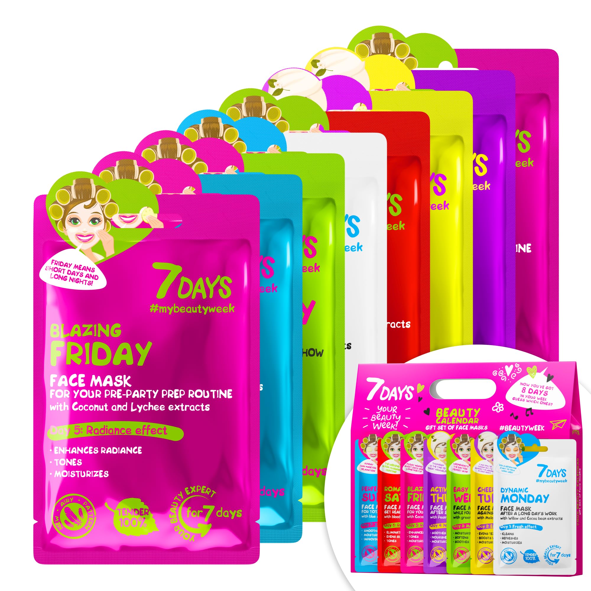 7DAYS Collagen Sheet Masks