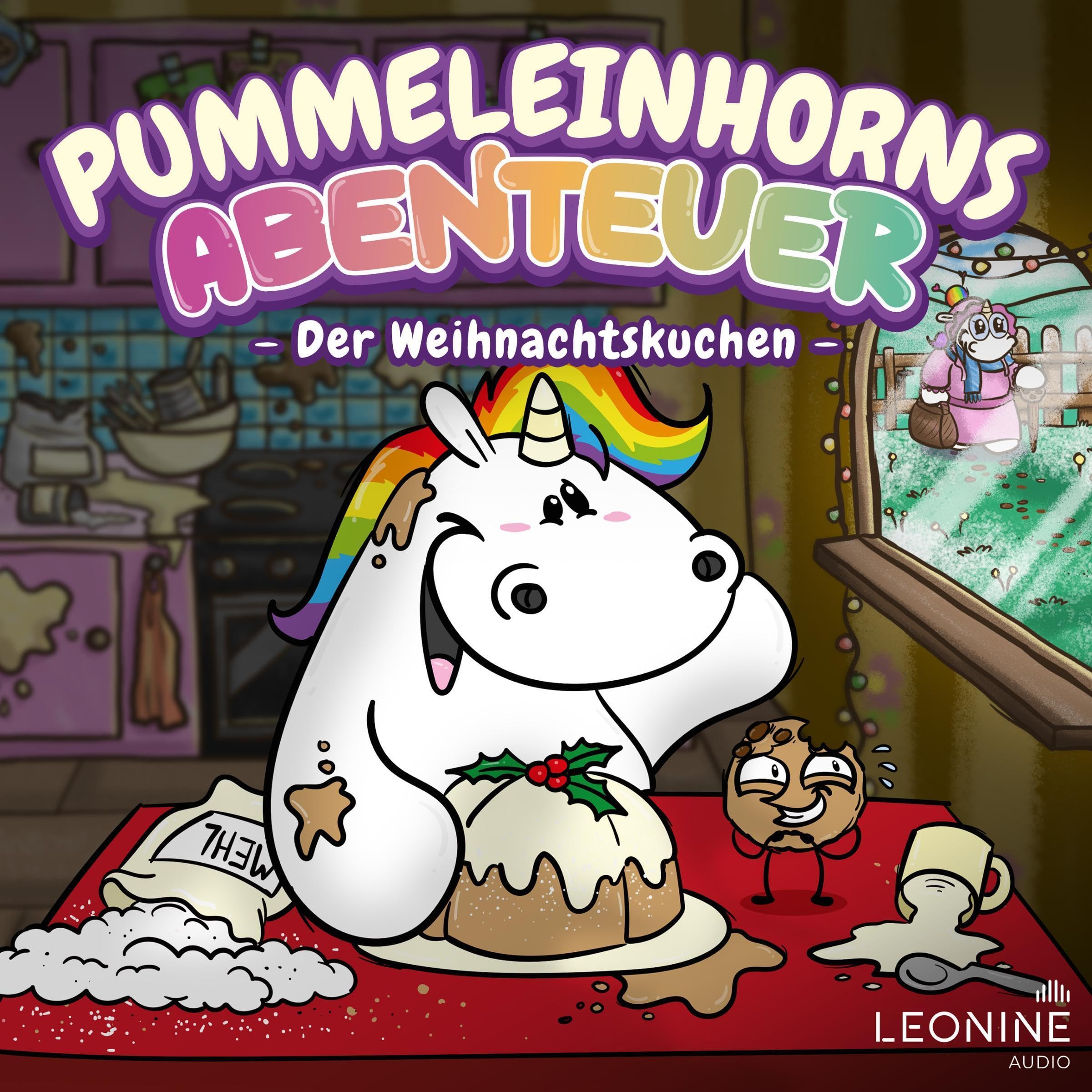 Cover art for Pummeleinhorns Abenteuer - Der Weihnachtskuchen