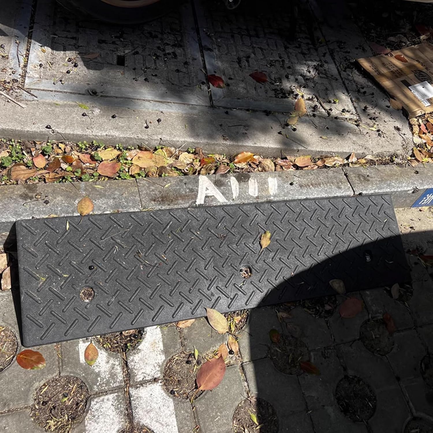 Schody rampowe Gumowa rampa krawężnikowa, próg, rampa dla wózków inwalidzkich, skuterów/stopni dla osób niepełnosprawnych(7cm/2.7inch)