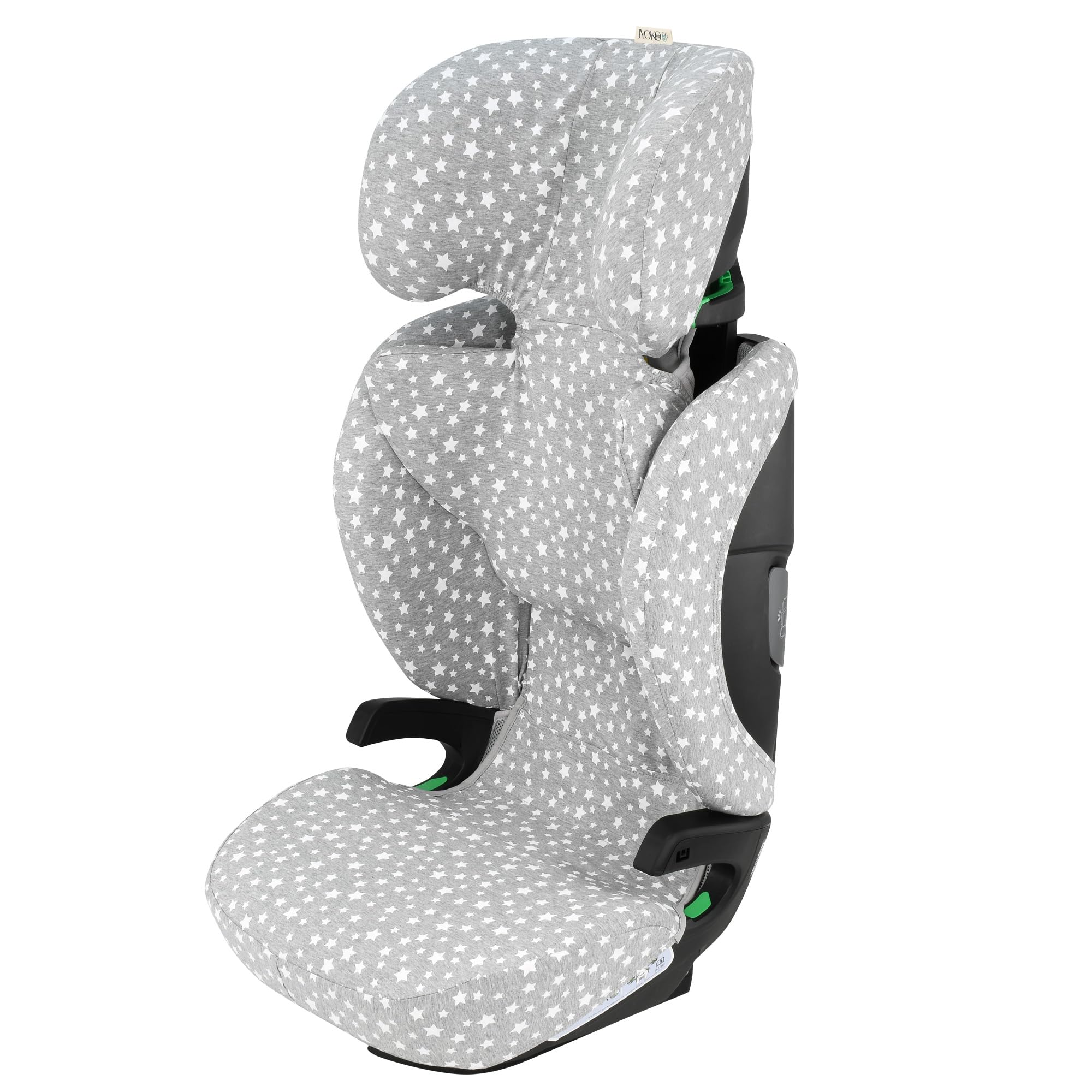 JYOKO Kids Cover Compatible with Axkid Minikid, Kidzone, Duofix, Rekid (White Star, Axkid Nextkid) - Image 4