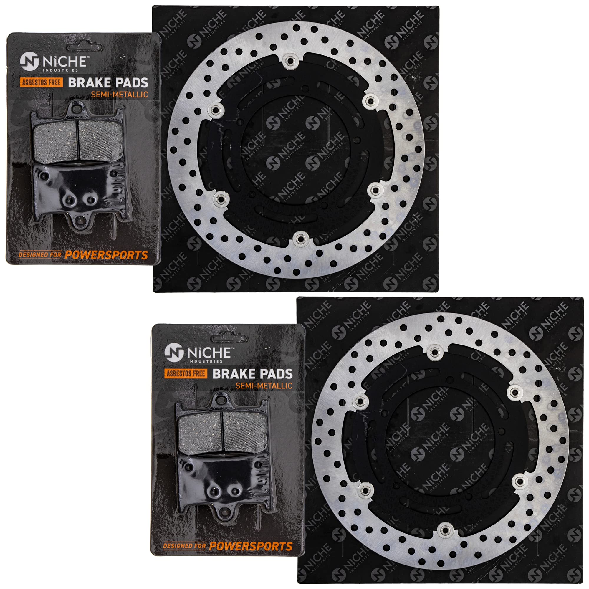 Complete Front Or Rear Pad And Rotor Set Kawasaki | NICHE PARTS
