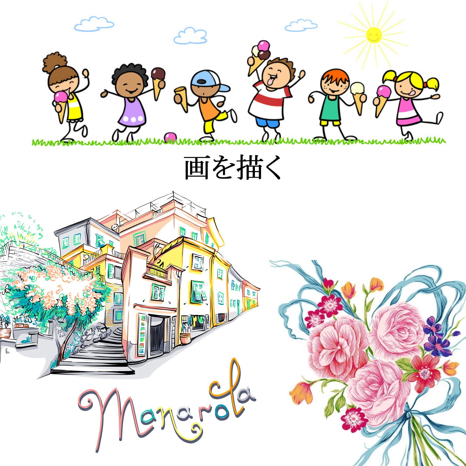 Amazon.co.jp: 【U UZOPI】イラストペン 36色セット 細字太字両用 水性