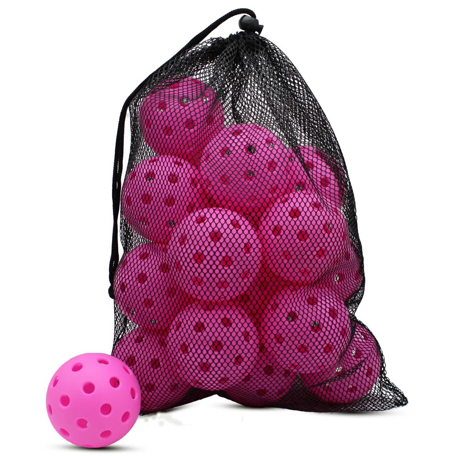 Magicorange Pickleball Balls,USAPA Approved 40 Holes Outdoor Pickleballs
