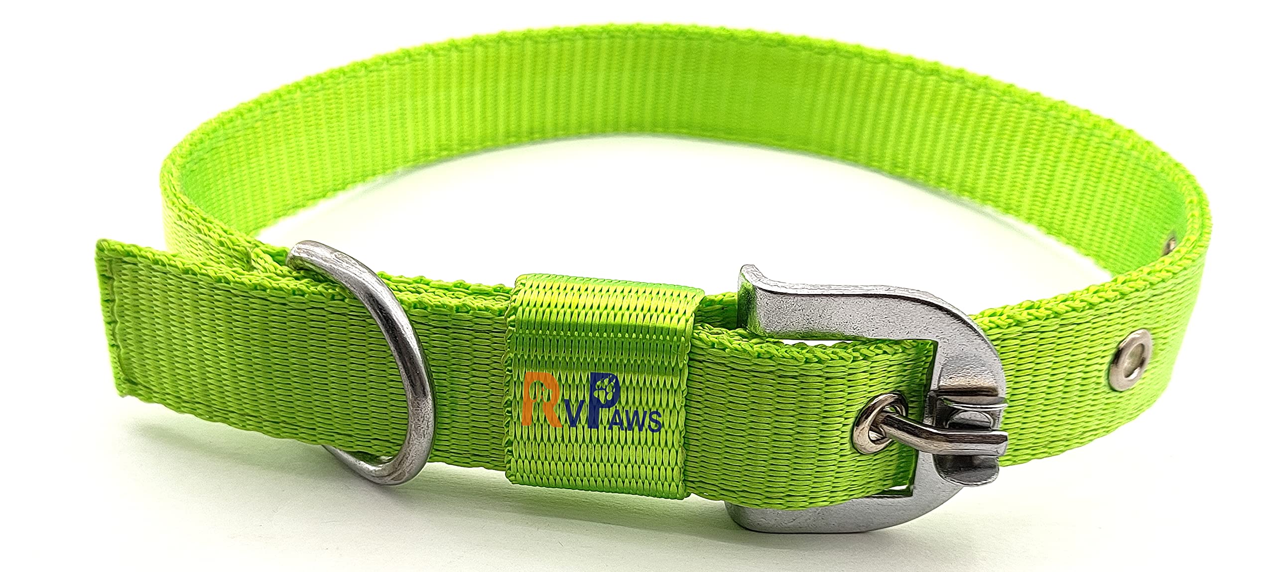 RvPaws Dog Belts for Large Dogs - 1 inch Belt- Dog Collar Adjustable Neck Size 40-55 cm Specially for Medium & Large Breed - Pata for Dogs (Light Green) (B0BZSTS5MG) Amazon Price History, Amazon Price Tracker