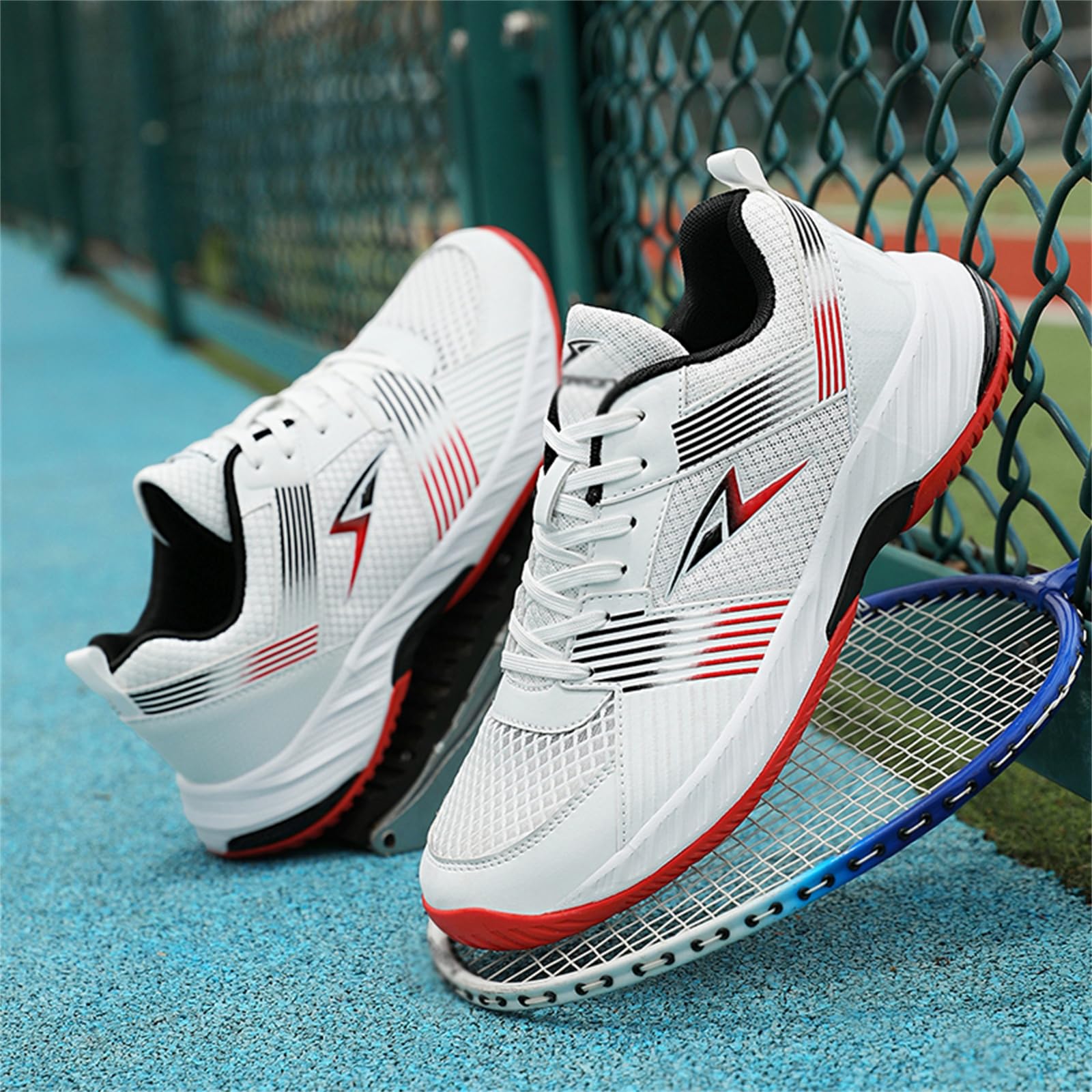 Buty do badmintona dla mężczyzn i kobiet Lekkie buty sportowe do gry w hali Oddychające antypoślizgowe do gry w pickleball Squash Tenis