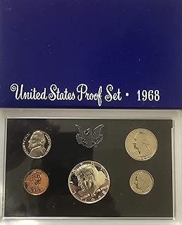1968 S US Silver Proof Set Comes in US mint Packaging Includes Beautiful Kennedy Half Proof - coolthings.us