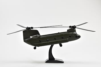 Boeing CH-47 Chinook Aircraft United States Army Olive Drab Military Mission Series 1/60 Diecast Model by New Ray