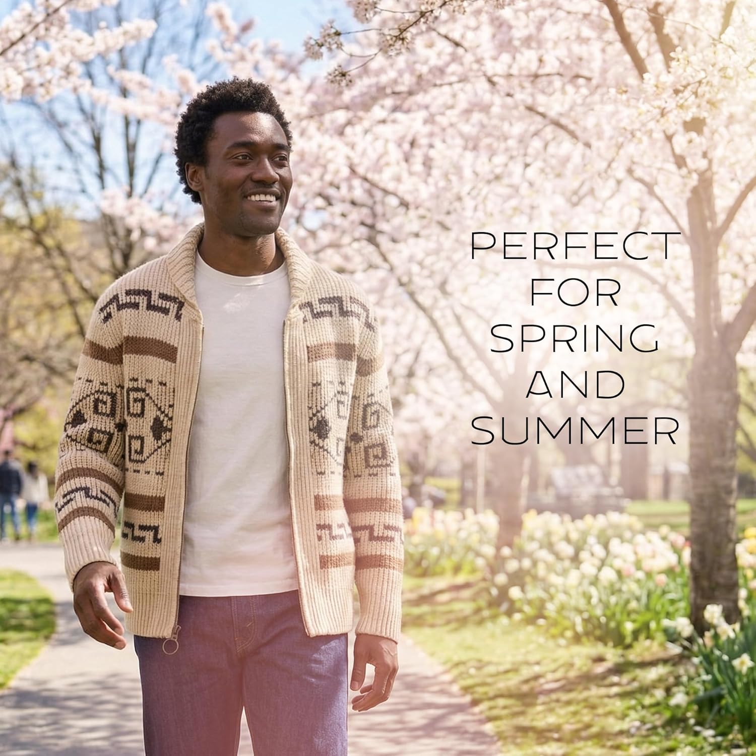 Pendleton Men's The Original Westerley, Wool, Heavy Cable Knit Cardigan Sweater with Zip Front