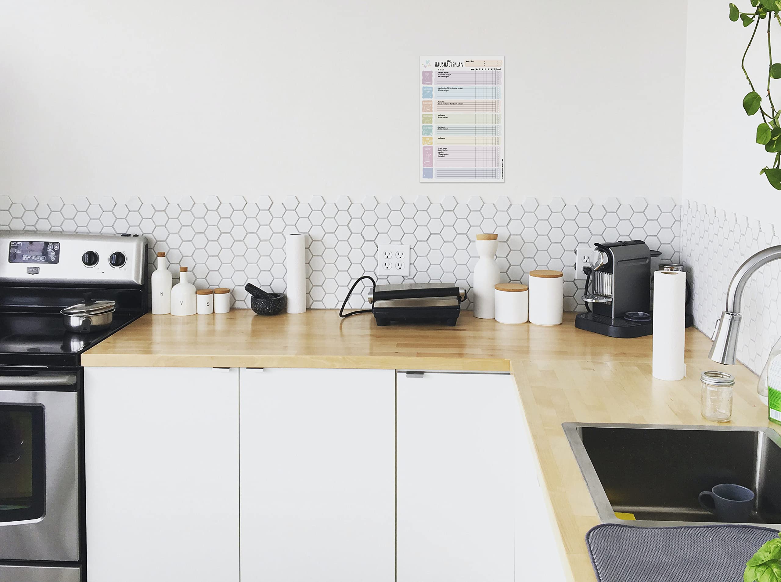 Planificateur Ménager Et Planificateur De Ménage Pour La Famille I Bloc-notes A4 I 50 Feuilles