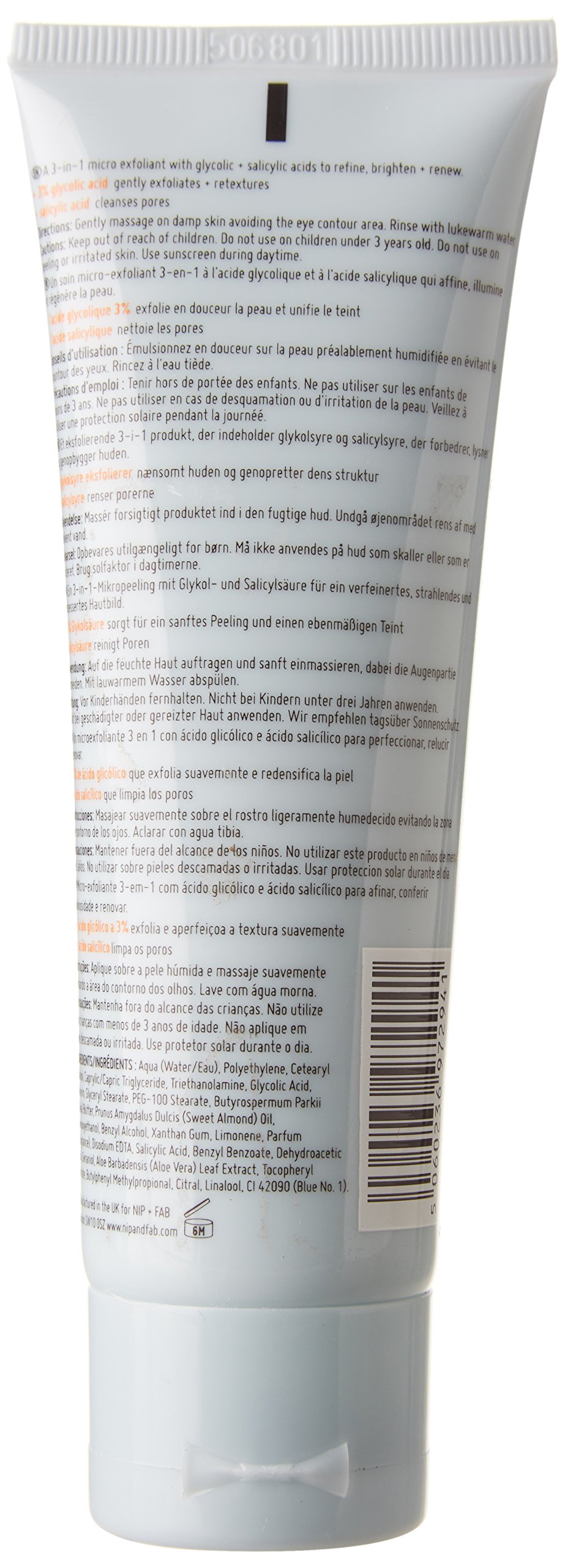 Nip + Fab Glycolic Acid Fix Face Scrub with Salicylic Acid, AHA/BHA