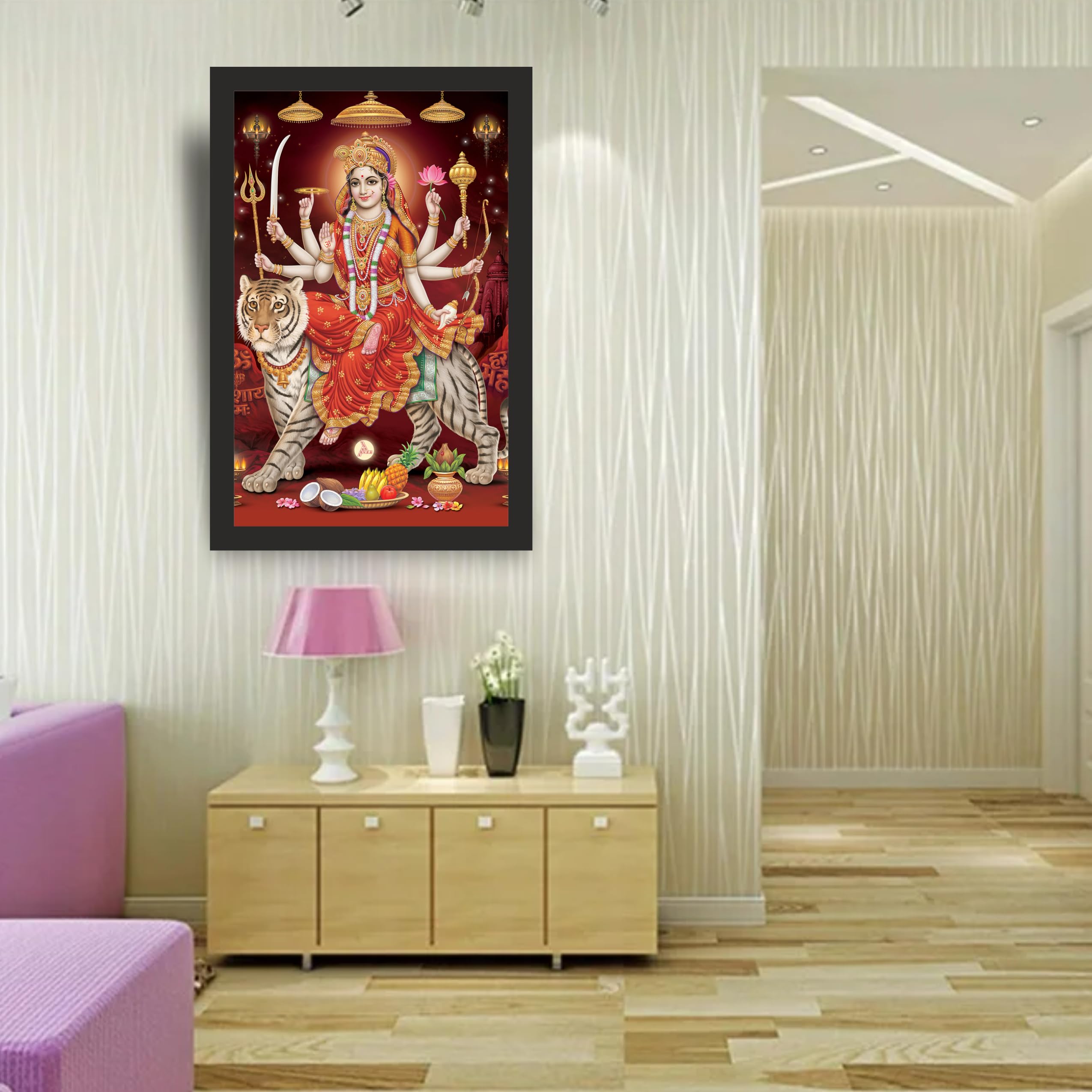 Grand Maa Durga on Tiger: 20x30 – view 2
