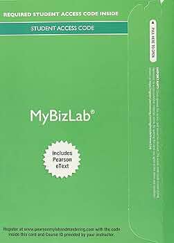 Amazon.com: MyBizLab with Pearson eText - Access Card - for