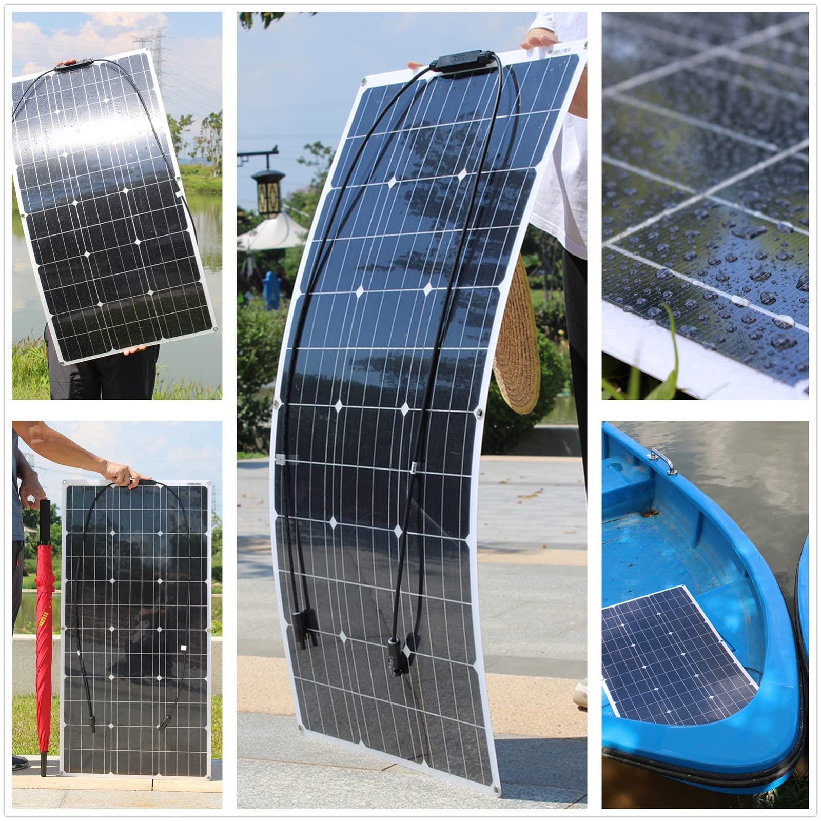 Amazon | 太陽光発電システムキット キット 200W 18V 単結晶