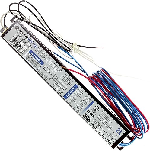 Miniatura 5 de GE Lighting UltraMax Proline - Balasto electrónico, balasto de arranque instantáneo de 120277 voltios, factor de balasto normal, balasto para luz