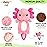 Axolotl Microwavable Unscented Heating Pad for Women and Kids- Cute Soft Cozy Pillow Plush Heatable Warm Stuffed Animals - Kawaii Hot and Cold Plushie Food Toy - Axolotl Gifts for Girls and Boys