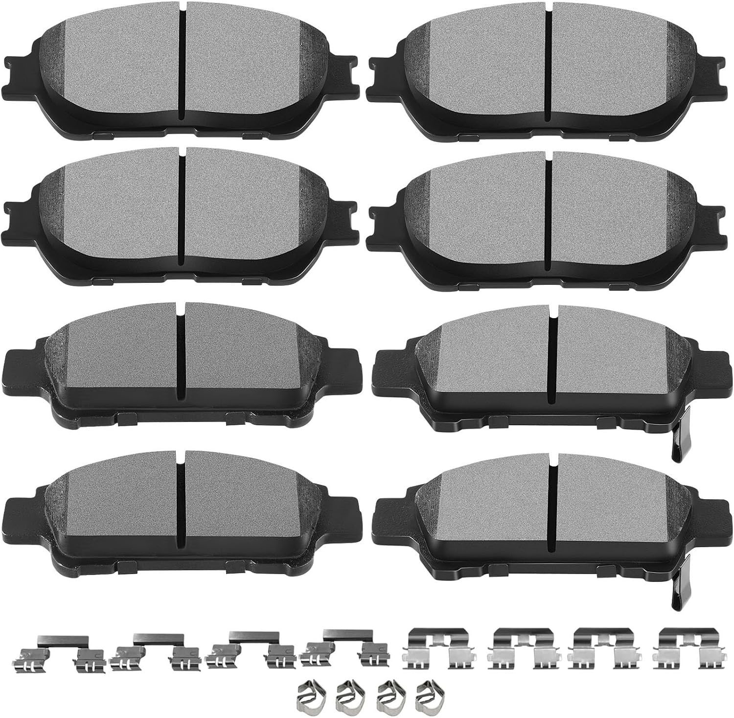 SCITOO D906 D995 Front Rear Brake Pads Sets Fit For Toyota For Sienna 2004-2010