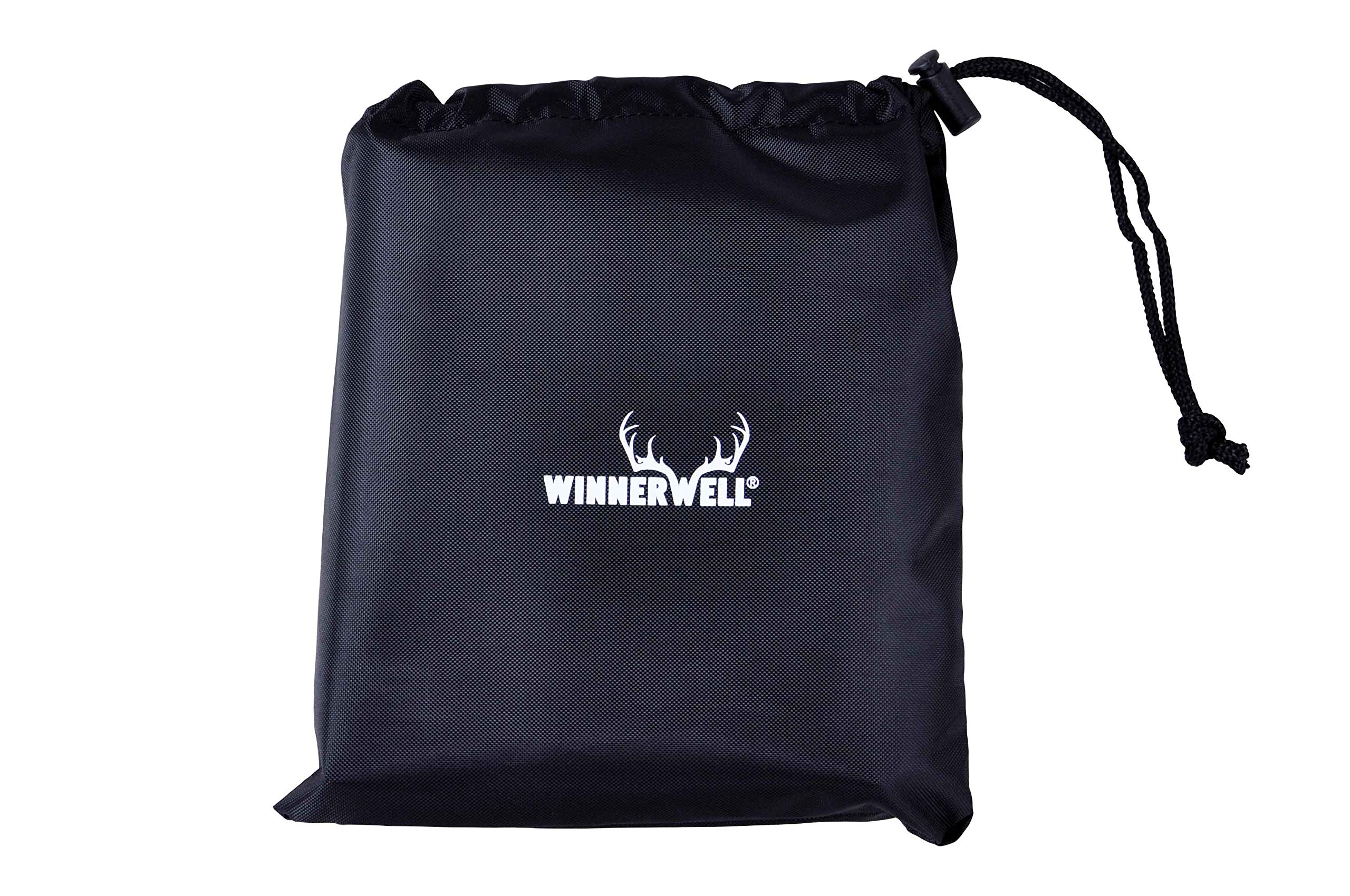 Winnerwell Backpack Stove Titanium, ultraleichter faltbarer Holzkocher aus Titan, Campingkocher mit Hitzeschutz-Boden, kompakter Outdoor Kocher für Trekking, Bushcraft & Backpacking