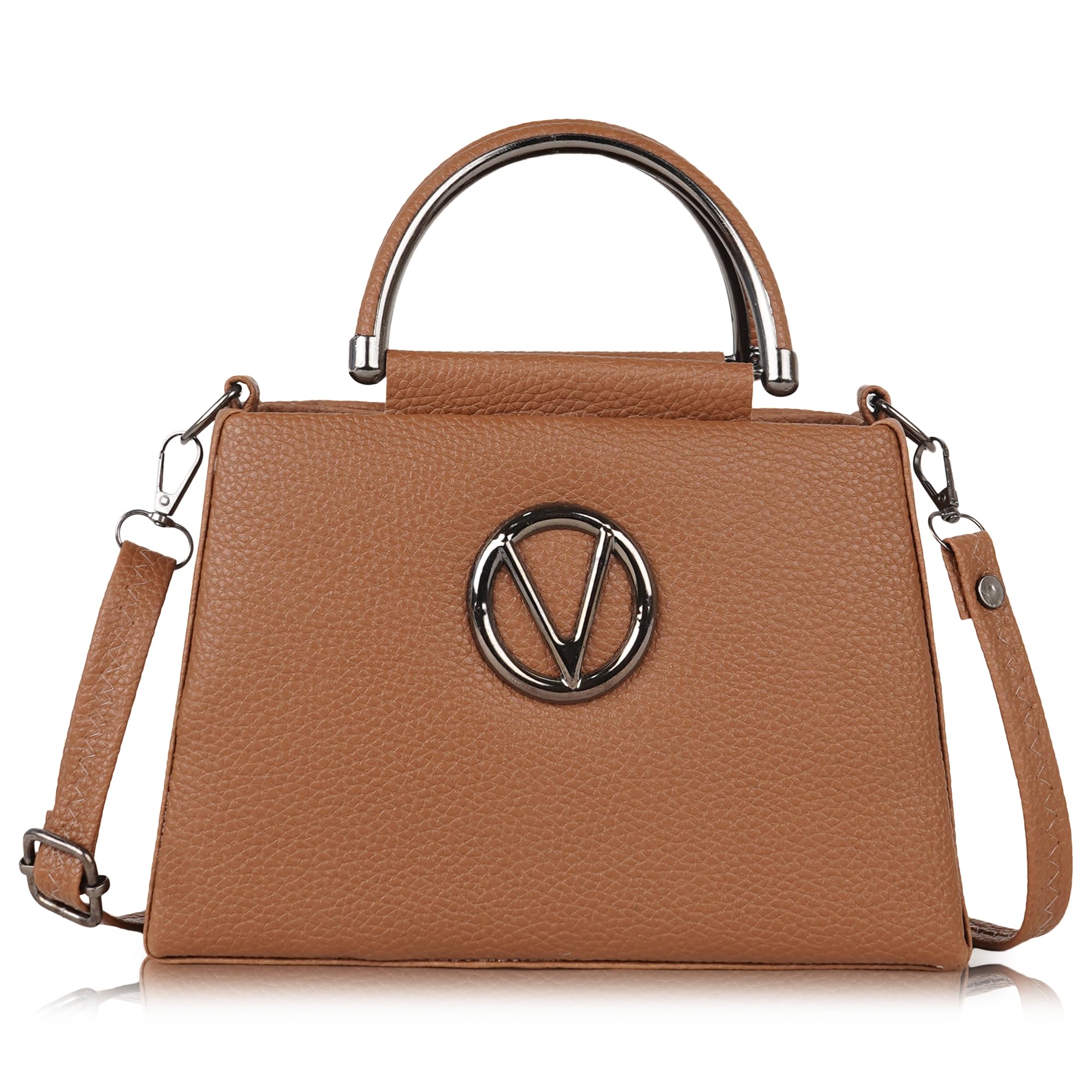 STARWINGSStylish Synthetic Leather Classy Design Top Handle Shoulder Crossbody Side Sling Bag For Women