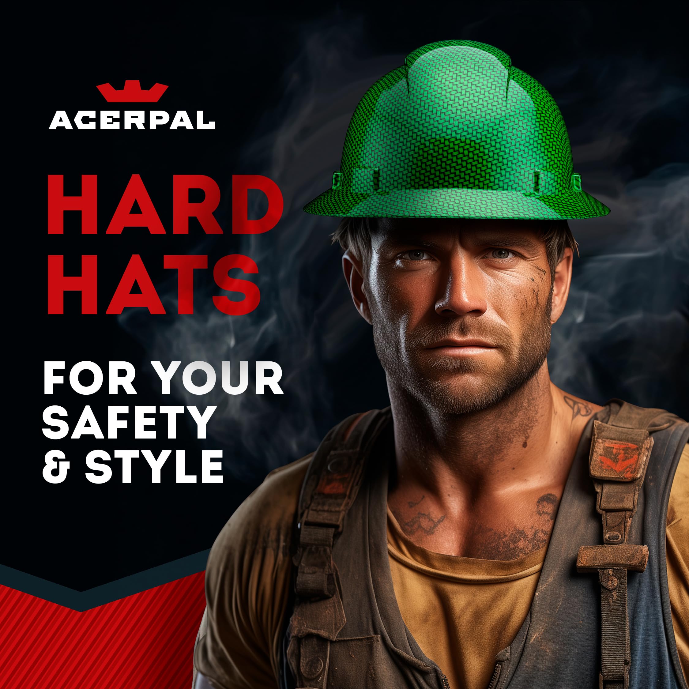 Cascos De Construccion Casque de sécurité à Large Bord ventilé rembourré OSHA Type 1 Classe C Approuvé pour Homme 6 Points à cliquet Suspension Cascos De Construccion