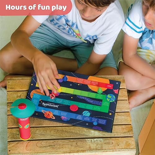Miniatura 4 de jackinthebox Space Science - Kit de manualidades 6 en 1, regalo para niños de 6 a 10 años, kit de ciencia del sistema solar para niños, juguetes