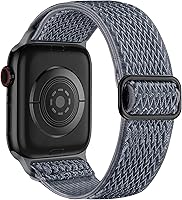 Vista 12 de Lerobo Correa de nailon elástica de bucle único para reloj, compatible con Apple Watch Series 11-1, SE/Ultra 3 2 1 38/40/41/42/44/45mm/46mm/49mm