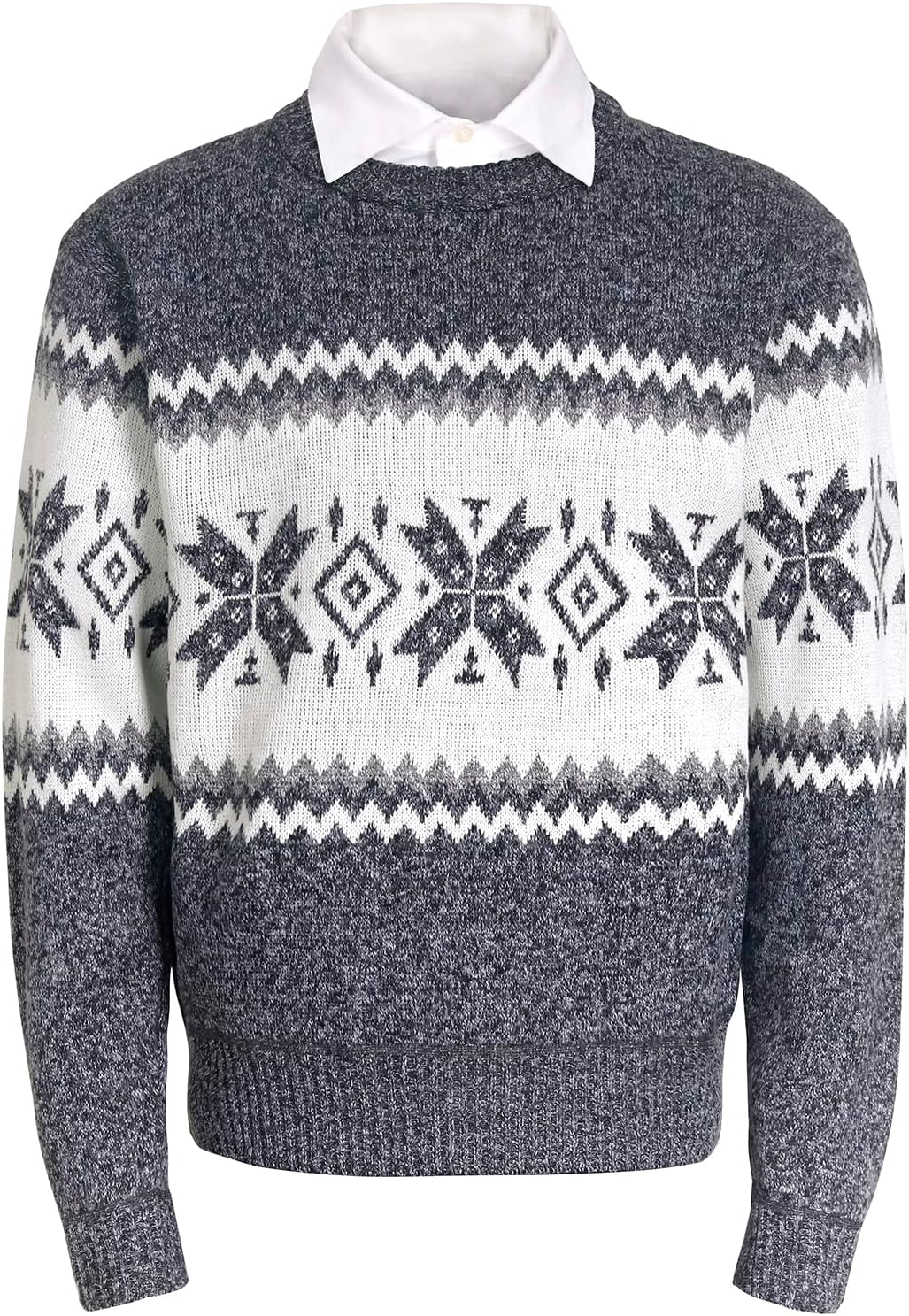 Mens Fleece Pullovers Sweaters Vintage Funny Aesthetic Sweater Ugly Christmas Jumper - Image 5