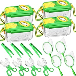 Amazon.com: Halloscume 4 Sets Bug Catcher for Kids Students Kids Bug ...