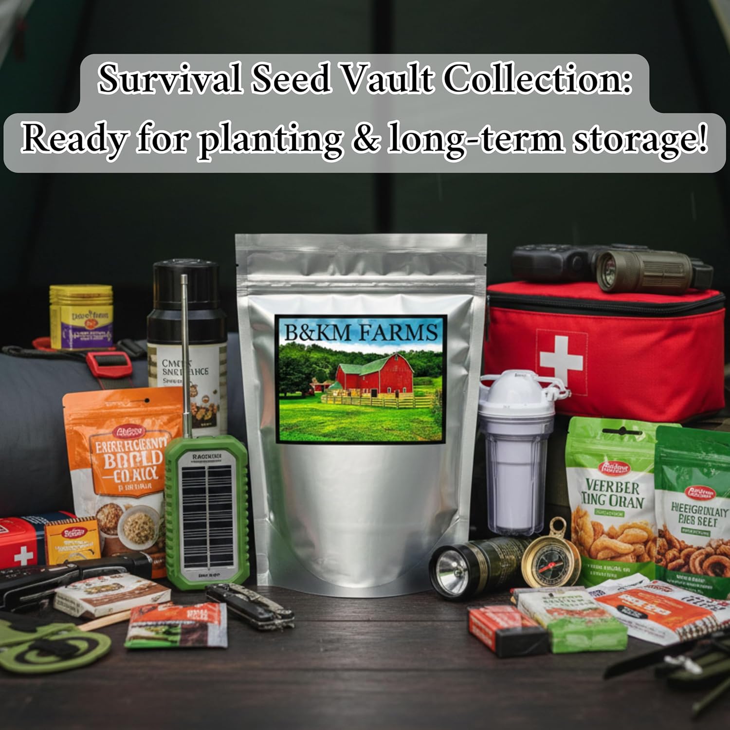 B&KM Farms Regional Garden Starter Kit – 37 Heirloom Varieties, 36,000+ Seeds – Non-GMO Vegetable & Herb Seeds for Deep South & Warm Coastal Climates – Ideal for Beginners & Experts (USDA Zone 8)