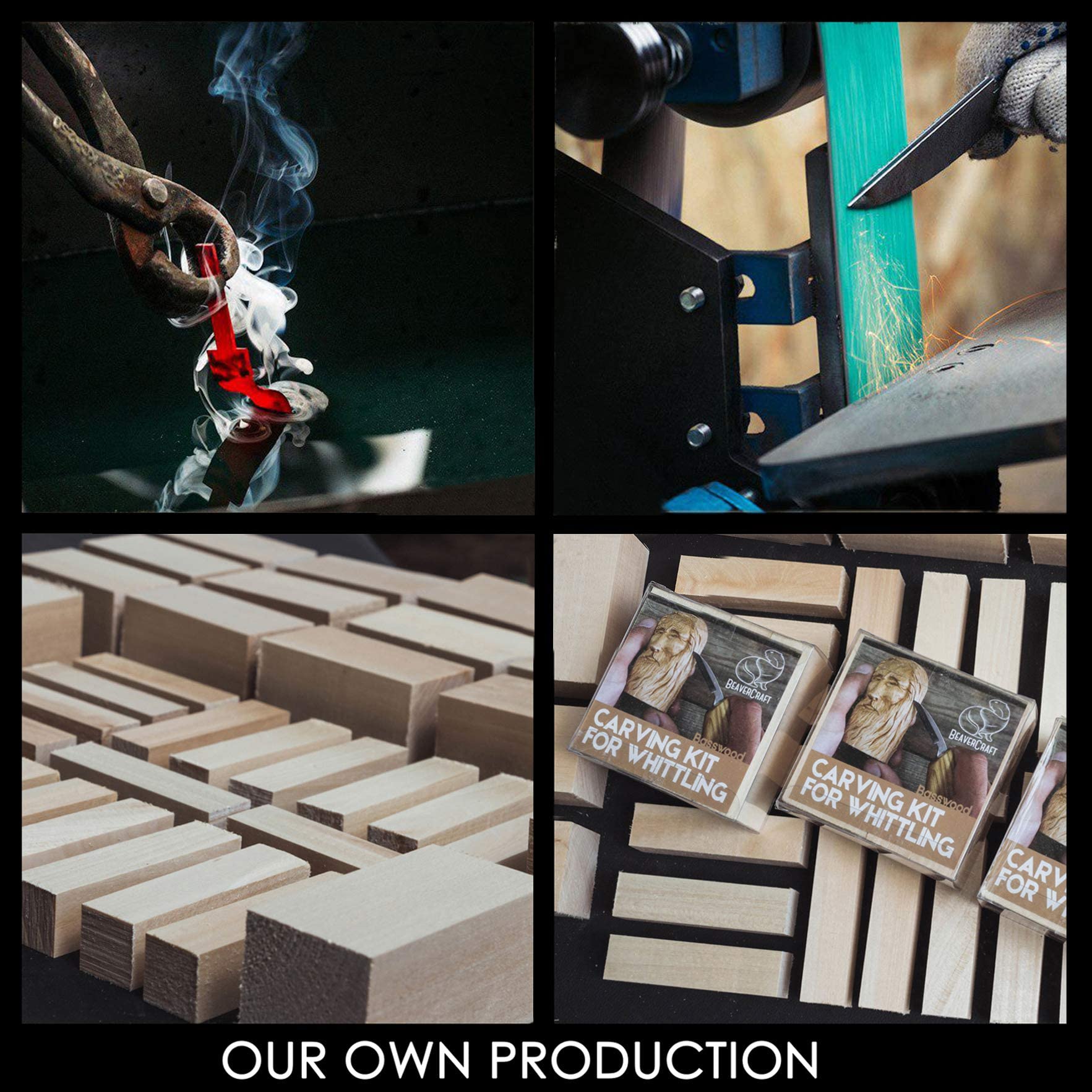 BeaverCraft Wood Carving Kit S16 Whittling Wood Knives Kit Widdling