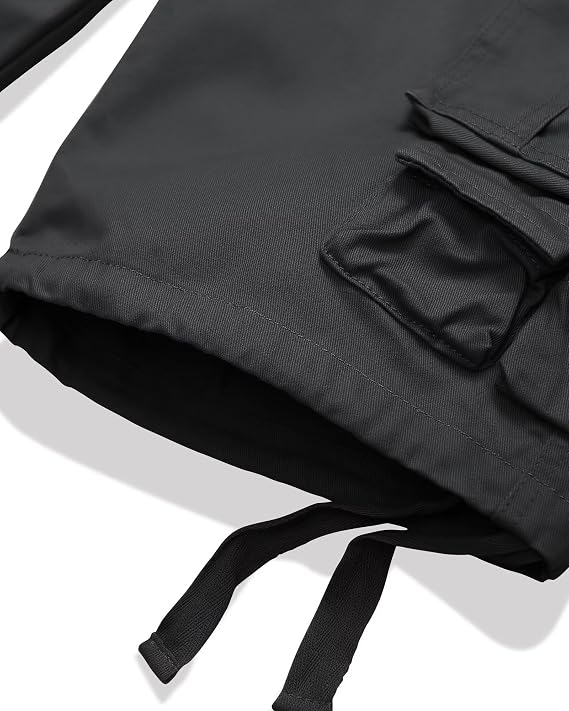 Men's Cargo Shorts, Relaxed Fit Hiking Bermuda Shorts | Relaxed Fit Bermuda Cargo Shorts with Multiple Pockets for Hiking, Work, Travel and Everyday Summer Wear