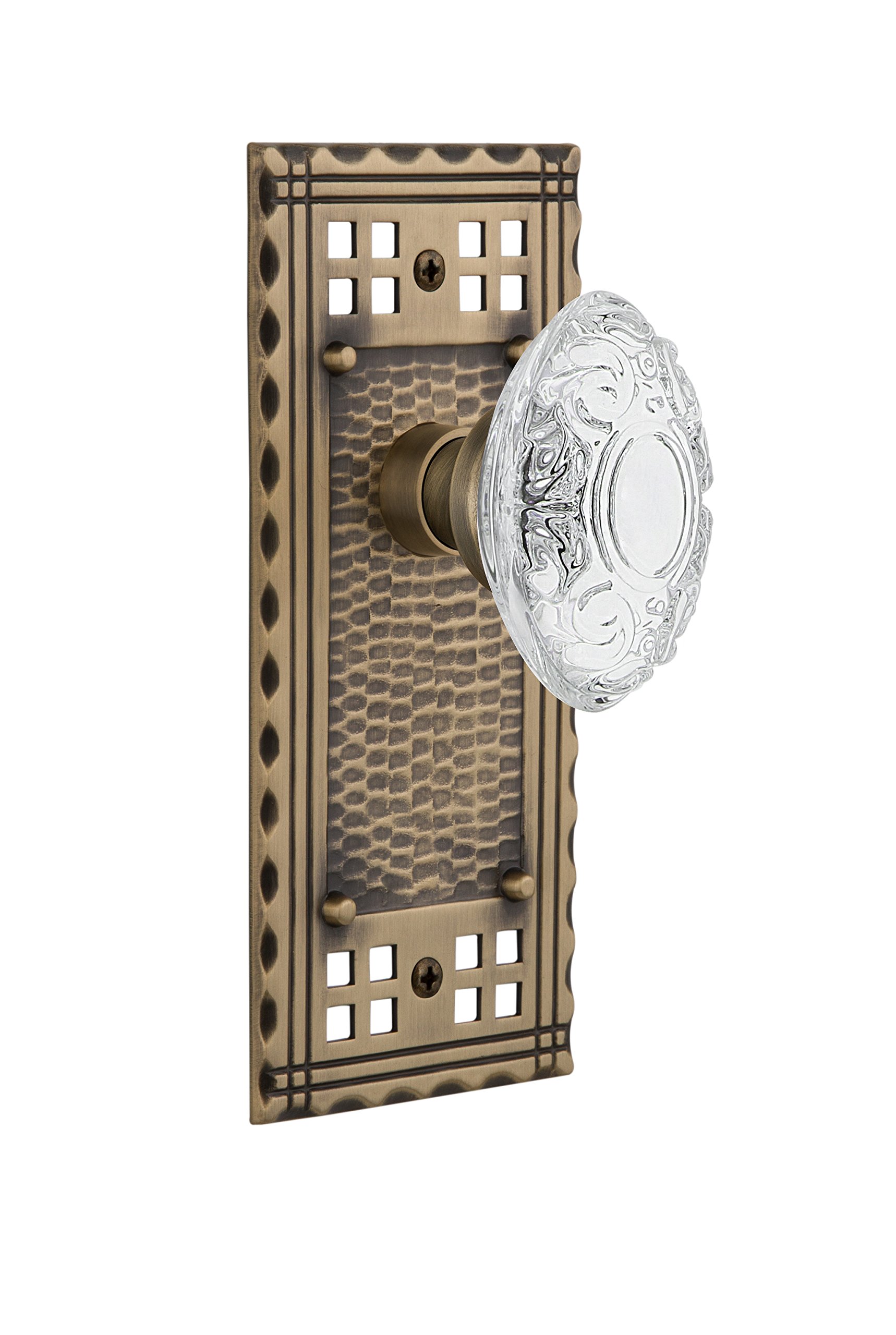 Nostalgic Warehouse 754220 Craftsman Passage, 2.75", Antique Brass