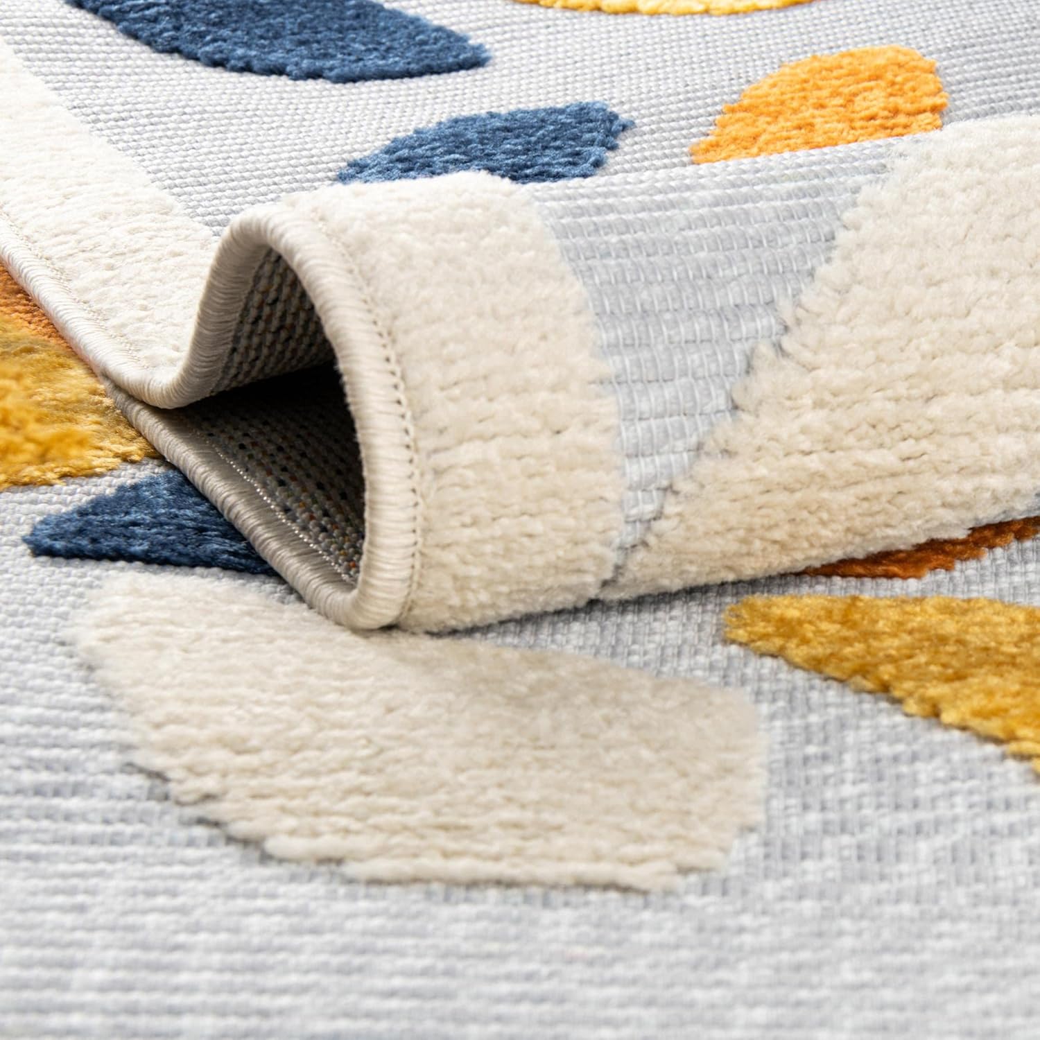 Rugs.com Aruba Outdoor Collection Rug – 2' x 3' Gray Low-Pile Rug Perfect for Any Outdoor Space, Entryways, Kitchens, Breakfast Nooks, Accent Pieces