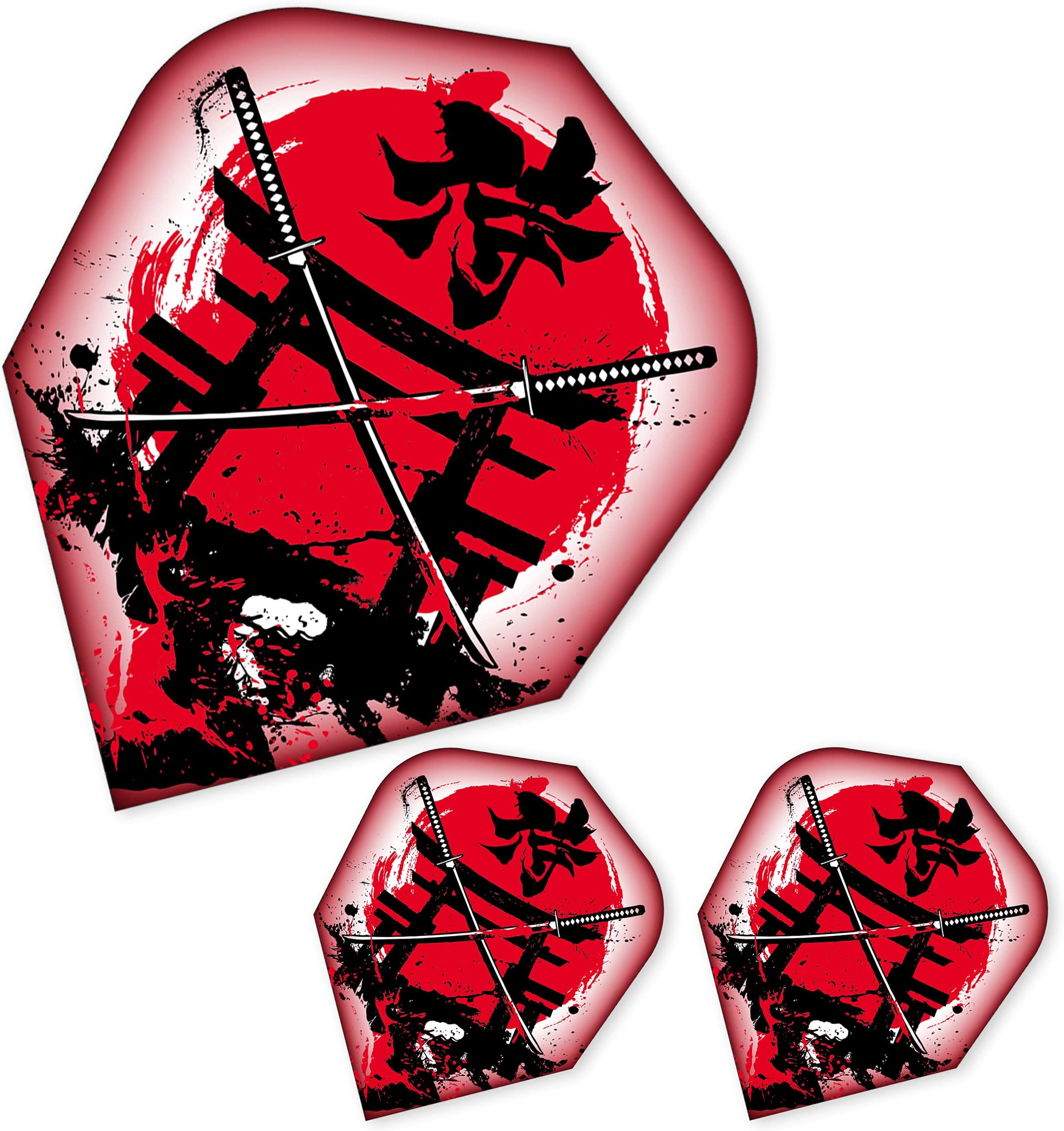 5 x Sets of Shot Toni Alcinas Samurai Flight Set Standard Shape