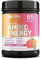 Vista 14 de Optimum Nutrition Amino Energy - Polvo energético preentrenamiento con té verde, BCAA, aminoácidos, apto para dieta cetogénica, extracto de café