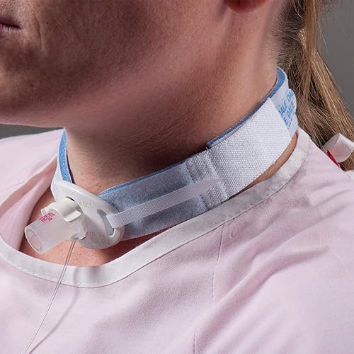 Miniatura 6 de PT# -240 PT# # 240- Soporte de tubo para traqueotomía Dale Blue Adulto Talla única para la mayoría de 10Bx by Dale Medical Products Inc por