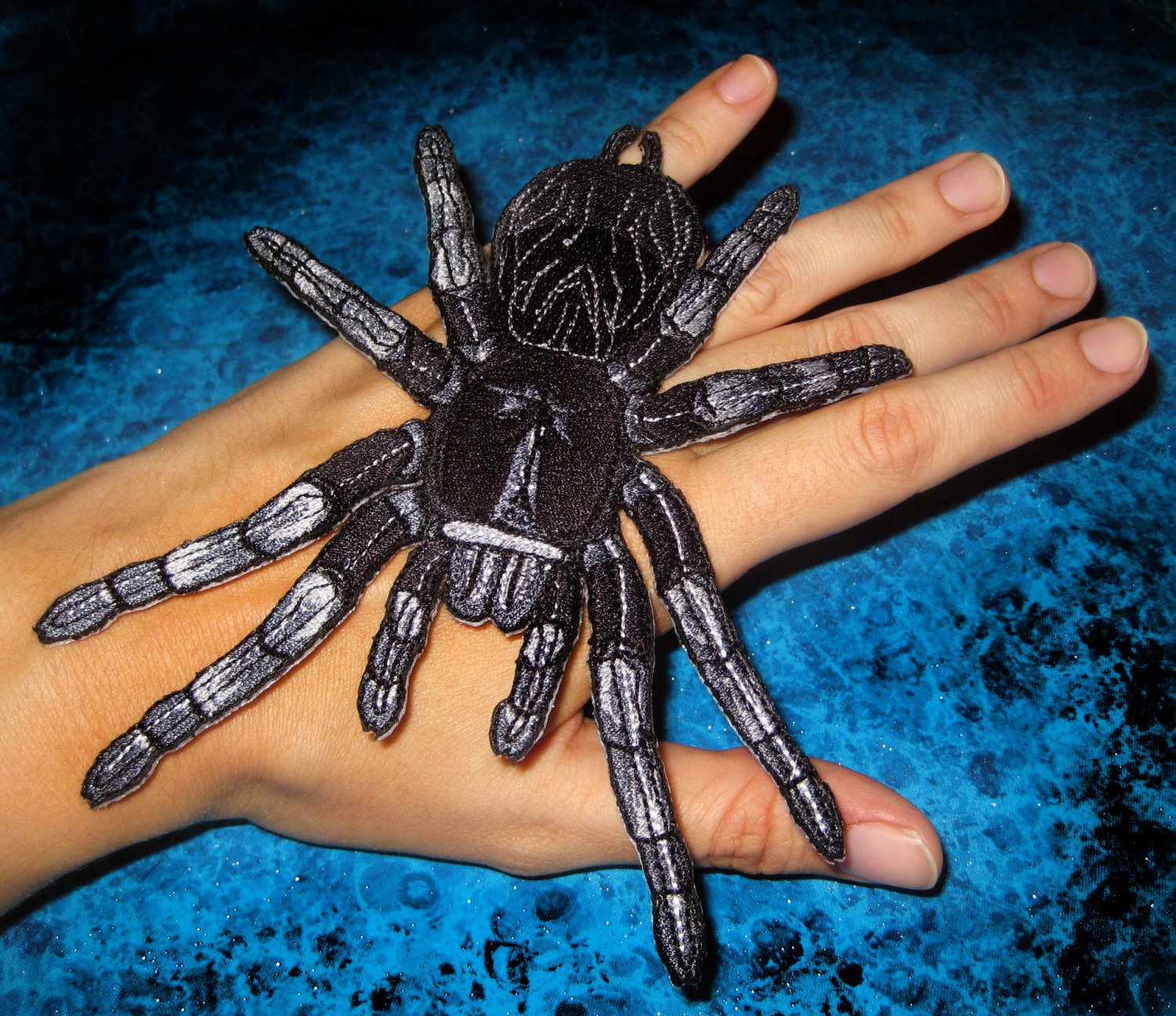 Brezilya Siyah Tarantula Örümcek Ütü Yama : Amazon.com.tr: Mutfak