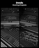 Vista 130 de 3W Alfombrillas de suelo aptas para Benz E-Class 2017-2023 TPE para todo tipo de clima, ajuste personalizado para E300, E320, E400, E350, E63, E550