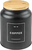 Ou Pote em Metal Coffee 1,1L Preto Linha Sense