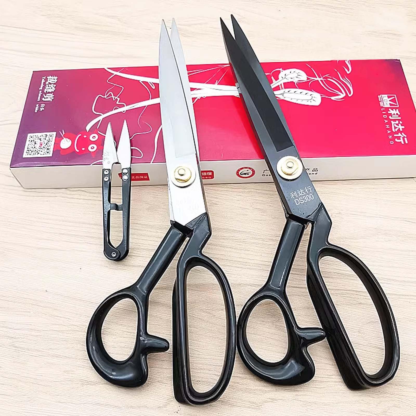 Tijeras de Costura Profesionales para Sastre, Tijeras de Alta Resistencia de Acero con Alto Contenido de Carbono para Coser Ropa, Tela, Cuero y Papel (11 Pulgadas, Hoja Blanca)
