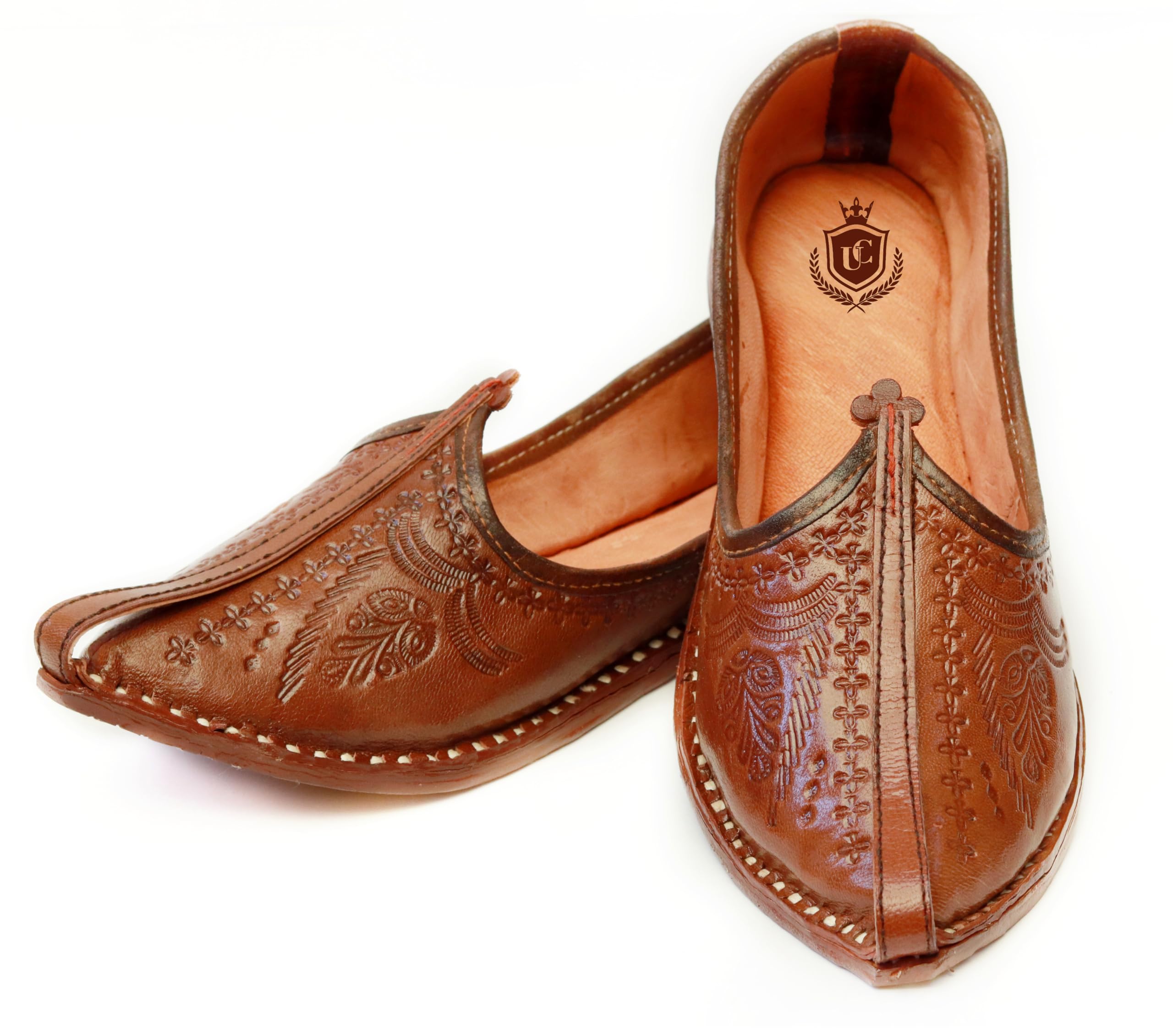 Unique Sports Unique Craft Mens Ethnic Leather Pathani Juttis Mojaris & Partys Shoes For Mens (Numeric_6), Brown (B0BHDGGGCW) Amazon Price History, Amazon Price Tracker