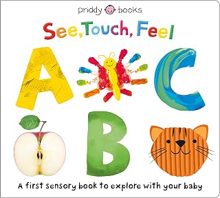 Roger Priddy See, Touch, Feel: ABC Sensory Board Book - Textured Alphabet for Babies & Toddlers