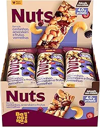 Banana Brasil - Barra De Castanhas Amendoim E Frutas Vermelhas (12 Unidades com 25g)