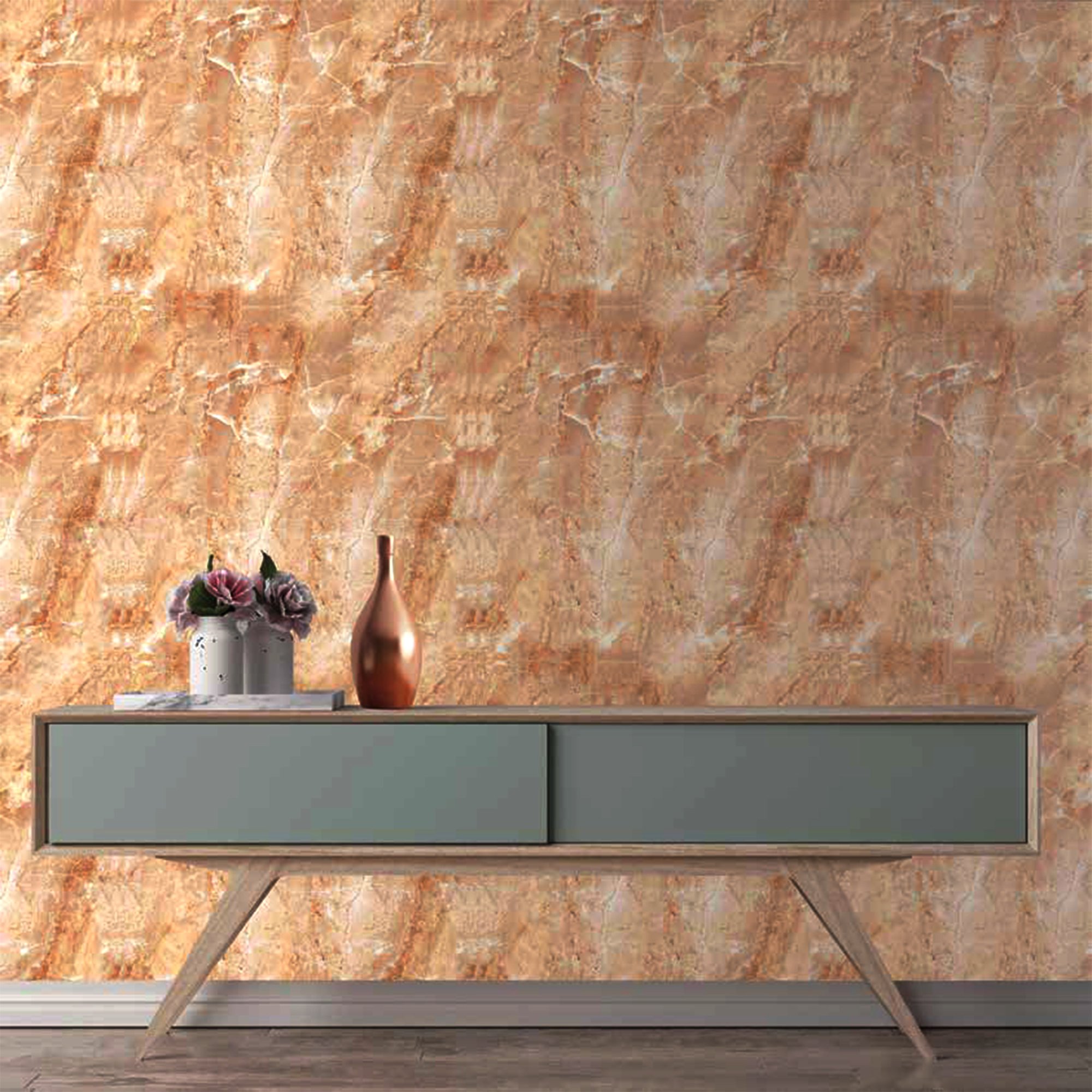 Truu Design Self-Adhesive Accent Set for Kitchen Backsplash, Bathroom, and Living Room Peel and Stick Marble Wall Tiles, 11.8