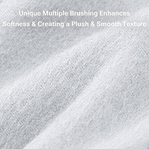 Vista 35 de True North by Sleep Philosophy - Juego de ropa de cama acogedora de franela 100% algodón, estampado de animales y estrellas, lindo, ultrasuave