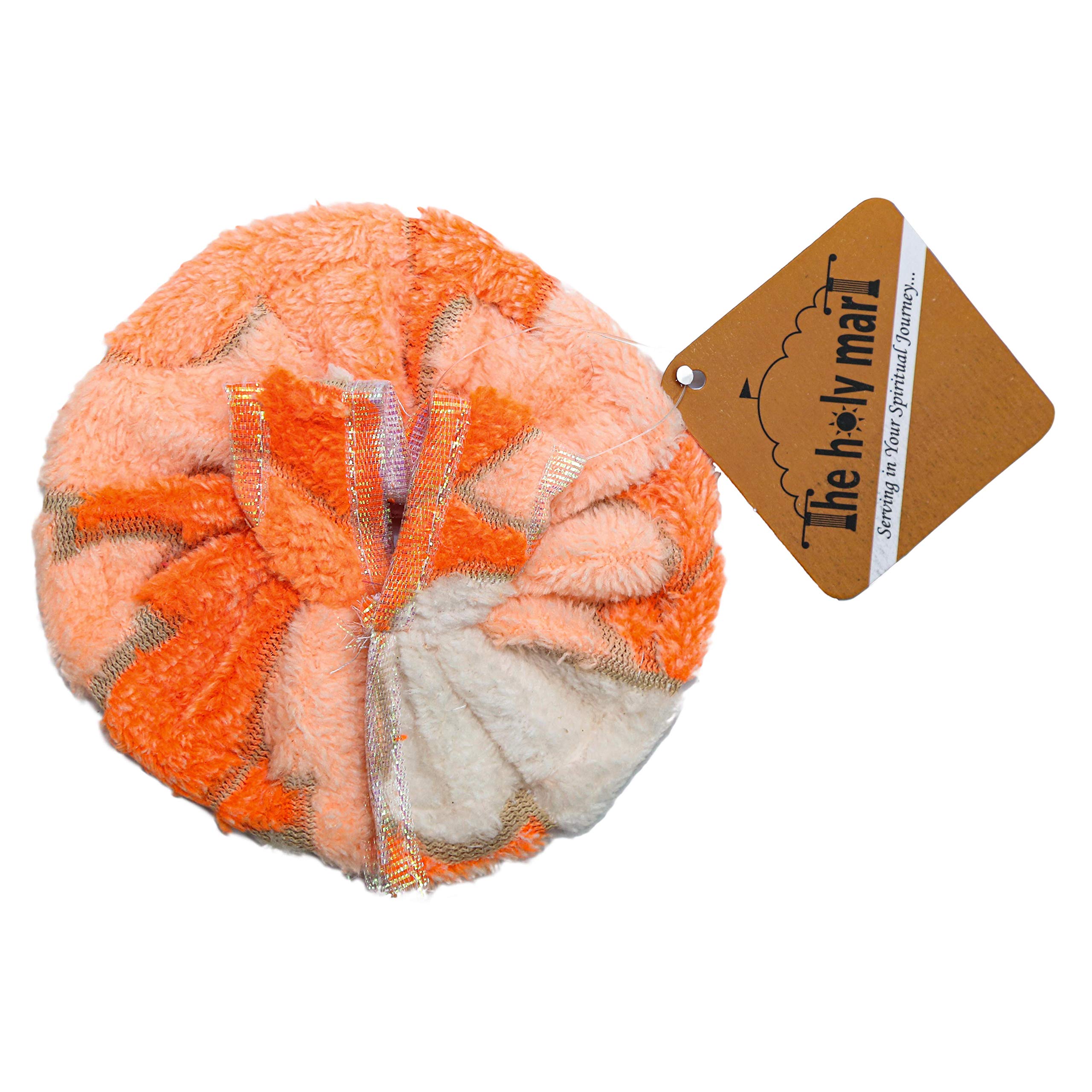 The Holy MartLaddu Gopal Wool with Fur Winter Dress (Multicolour)