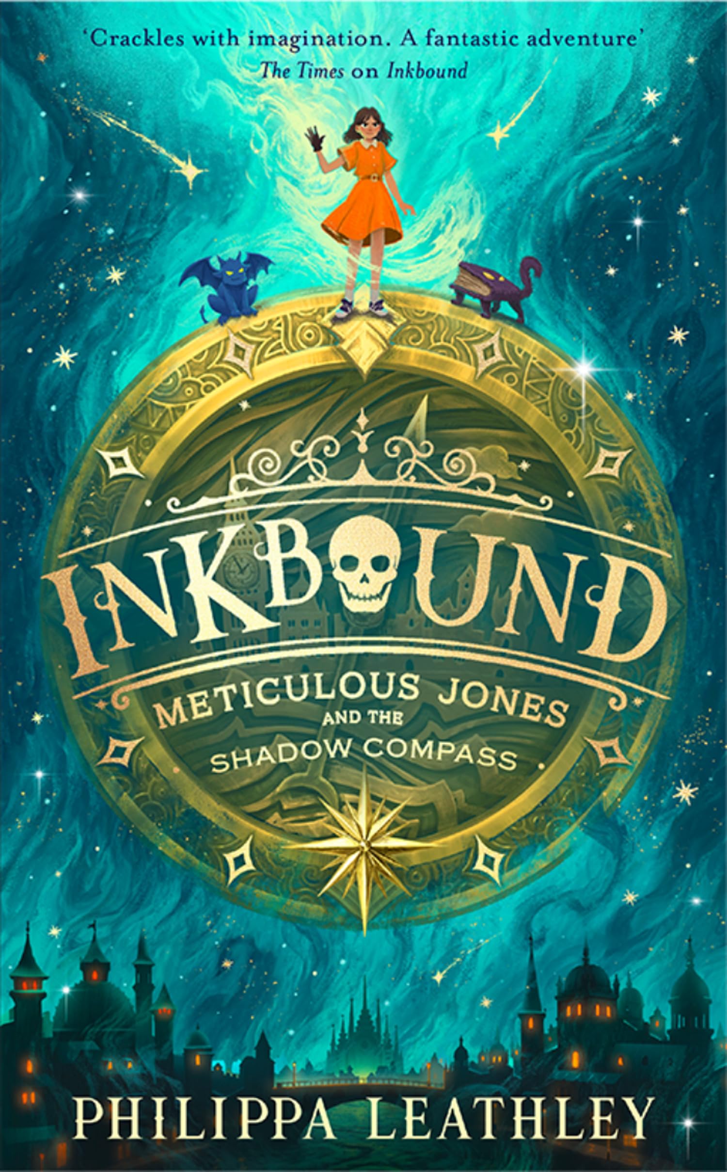 Inkbound Meticulous Jones and the Shadow Compass by Philippa Leathley HARDBACK