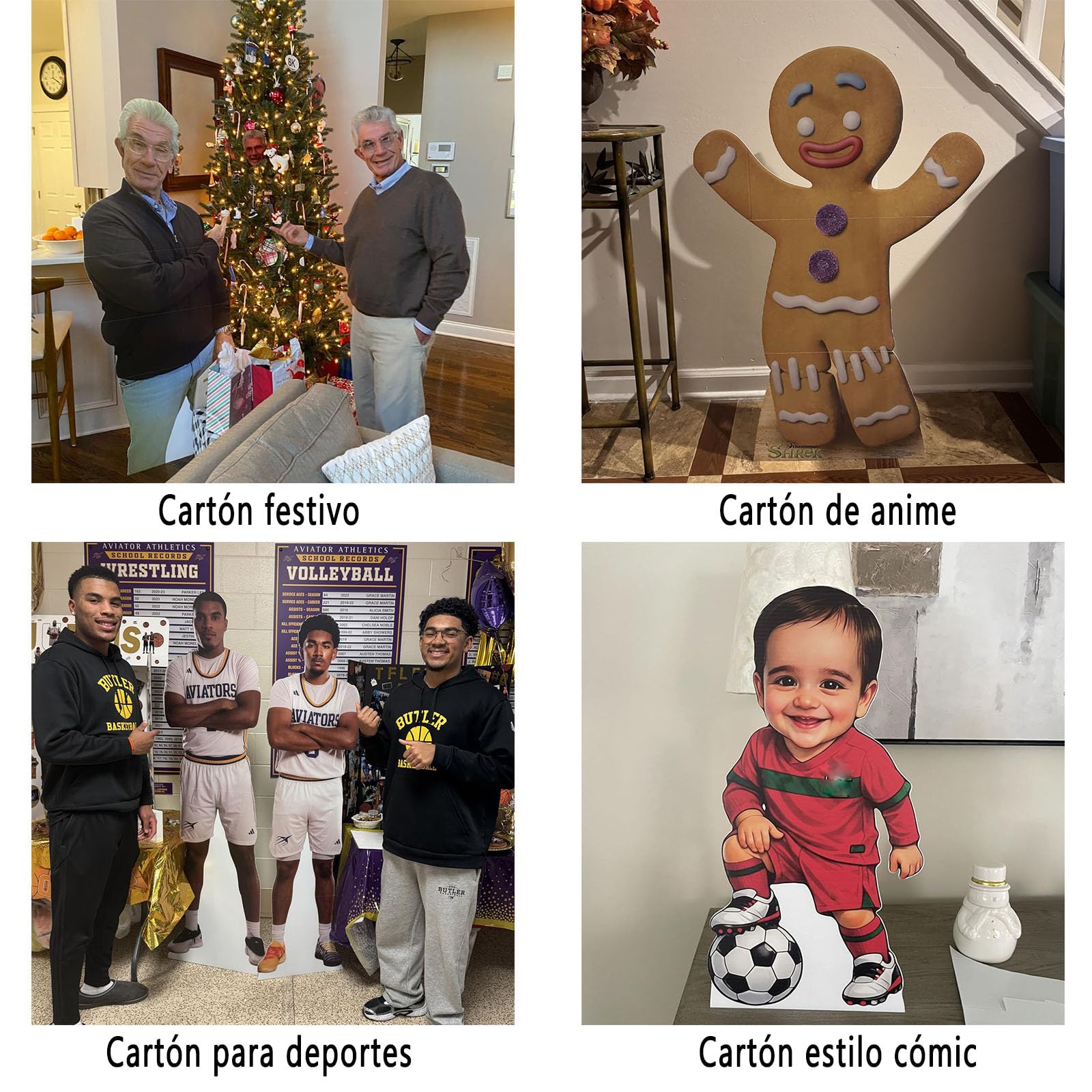 Recorte de Cartón Personalizado a Tamaño Real, Tamaño Real Personalizado, Diseña tu Propio Póster,Carga tu Propia Foto, para Graduaciones, Cumpleaños, Bodas, Fiestas, 1-6 pies