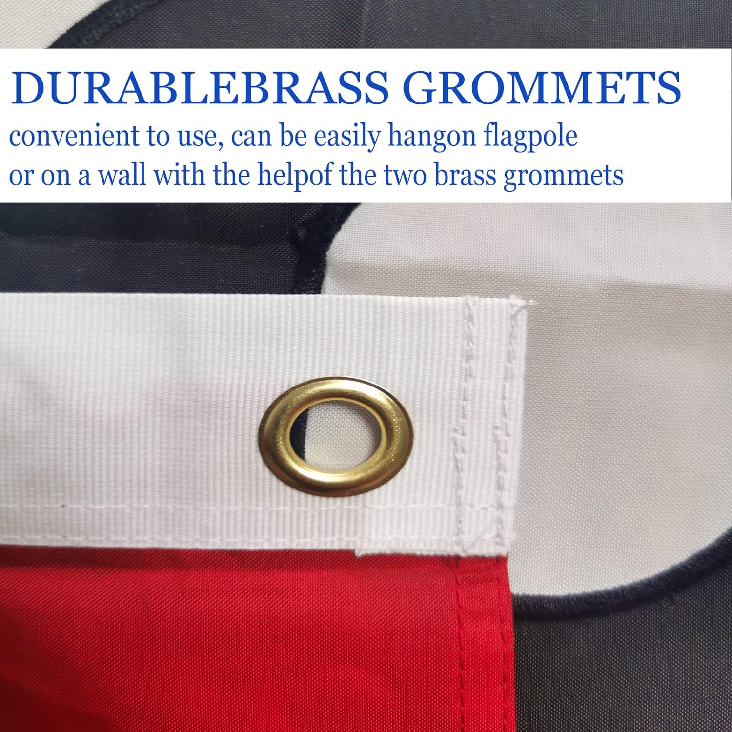 Embroidered Open Flag for Businesses 3x5 Outdoor 340D Double Sided Heavy Duty Polyester Vibrant Colors Durable Canvas Header with 2 Brass Grommets